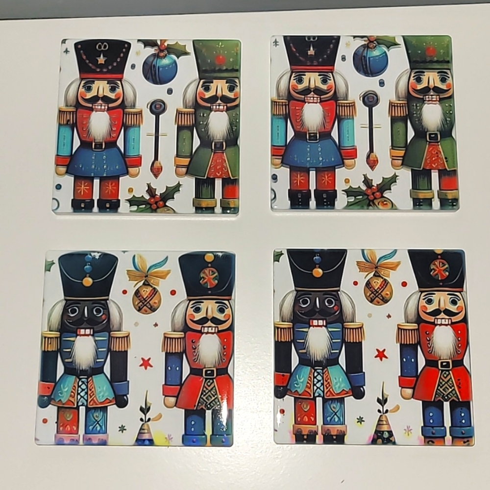 Hand designed Square coasters